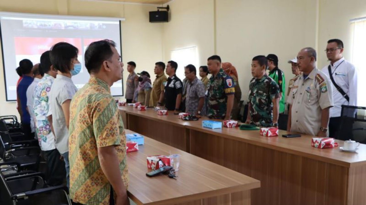 Rapat koordinasi pengamanan Natal 2022 dan Tahun Baru 2023 di Belitung Timur, Selasa (13/12/2022). ANTARA/Ahmadi.