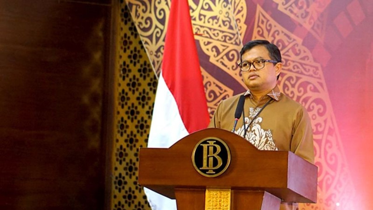 Plt Kepala Perwakilan (KPw) Bank Indonesia (BI) Provinsi Gorontalo, Miftahul Huda. ANTARA/Adiwinata Solihin
