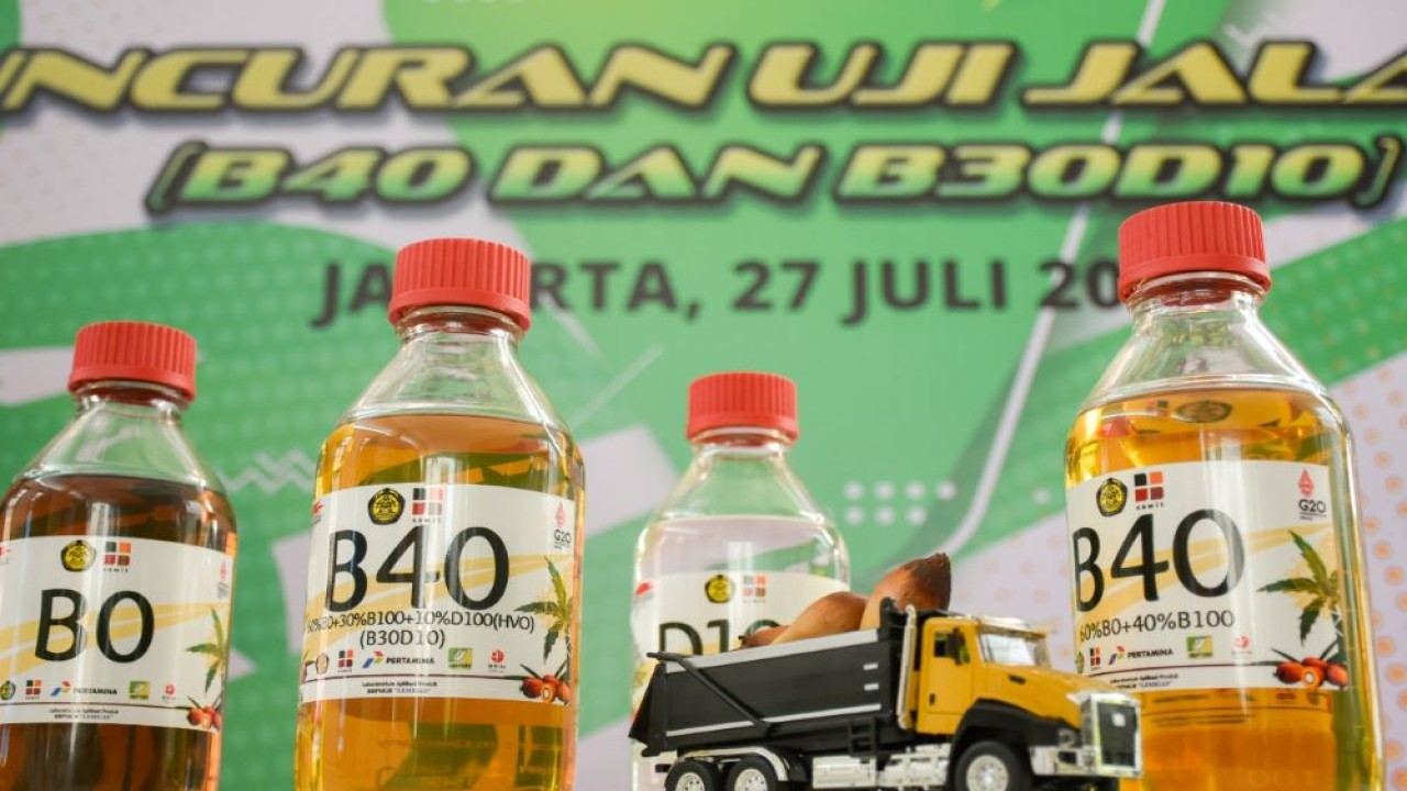 Penetapan alokasi Biodiesel tahun 2023 sebesar 13,15 juta kiloliter. (Istimewa/Kementerian ESDM)
