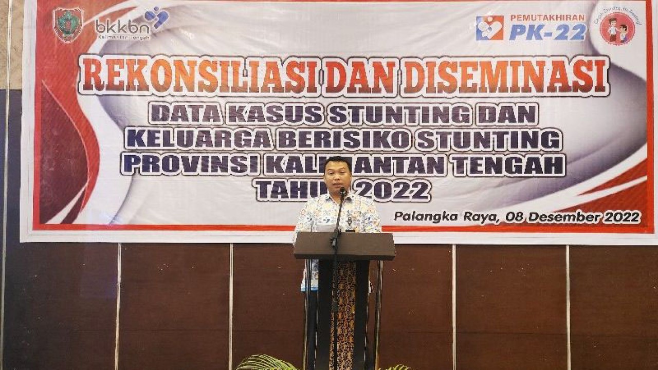 Pelaksana Tugas Kepala Perwakilan BKKBN Kalteng Dadi Ahmad Roswandi. (ANTARA/Muhammad Arif Hidayat)