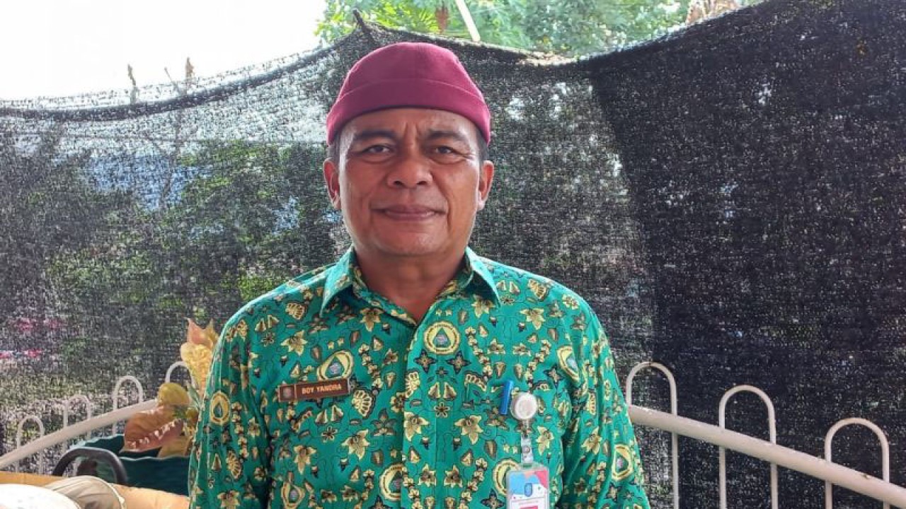 Juru Bicara Satgas COVID-19 Kabupaten Bangka Boy Yandra. (ANTARA/Kasmono)