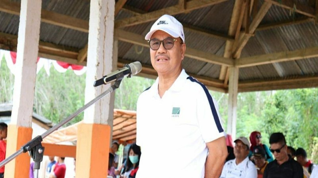 Bupati Konawe Selatan H.Surunddin Dangga.(Foto ANTARA/Azis Senong)