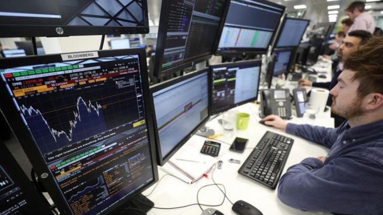 Bursa saham Inggris. ANTARA/REUTERS/pri. (ANTARA/REUTERS)