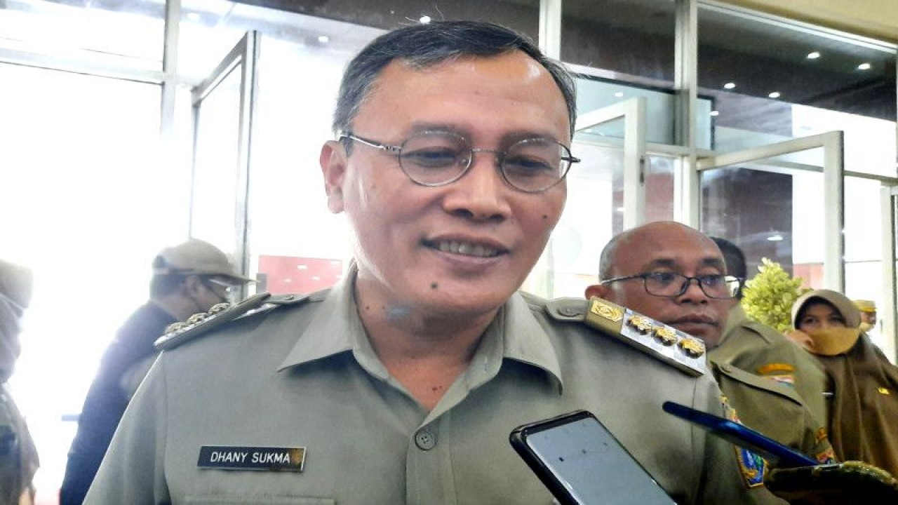 Wali Kota Administrasi Jakarta Pusat Dhany Sukma di Kantor Wali Kota Jakarta Pusat, Gambir, Senin (5/12/2022). ANTARA/Ulfa Jainita