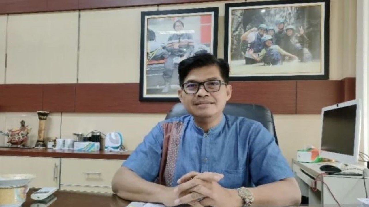 EGM AP II Bandara Tjilik Riwut Agoes Soepriyanto. (ANTARA/Muhammad Arif Hidayat)