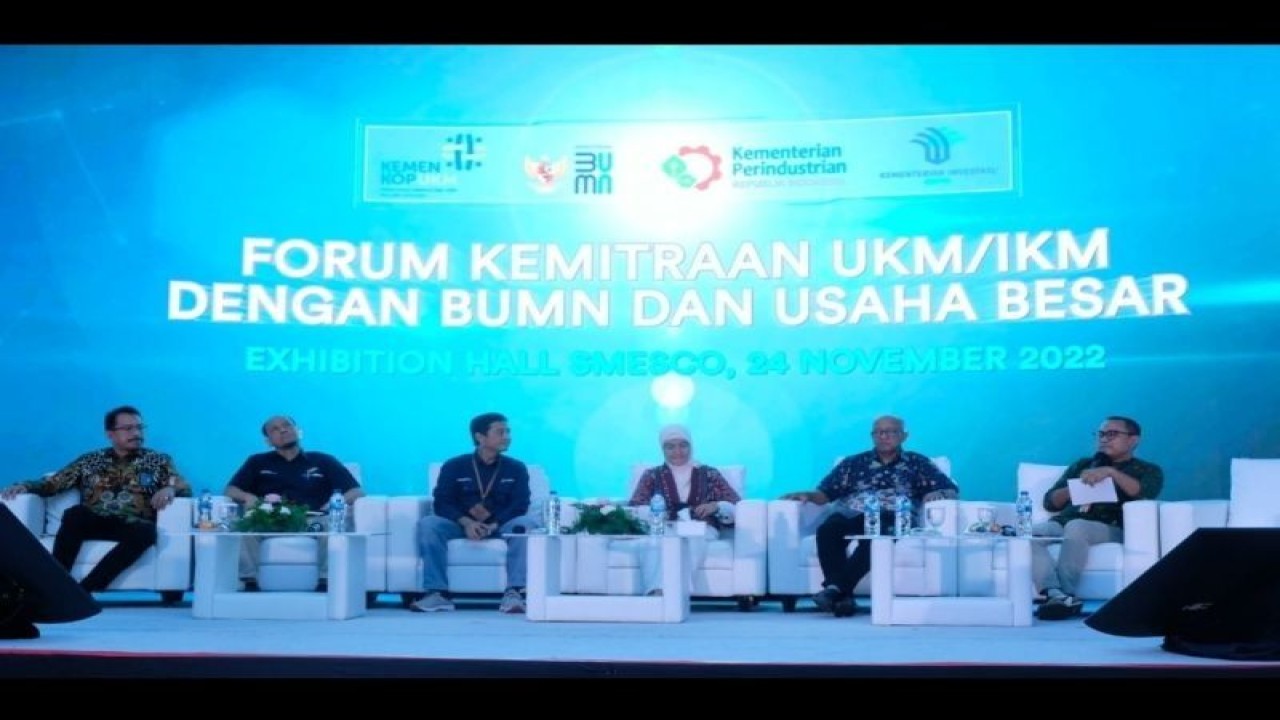 Forum Kemitraan Usaha Kecil Menengah (UKM)/Industri Kecil Menengah (IKM) dengan BUMN dan Usaha Besar. ANTARA/HO-Kimia Farma