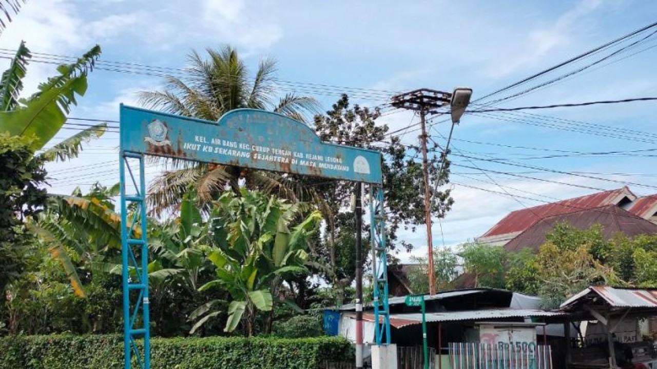 Gapura salah satu kampung Keluarga Berkualitas (KB) yang ada di Kabupaten Rejang Lebong. dok.ANTARA