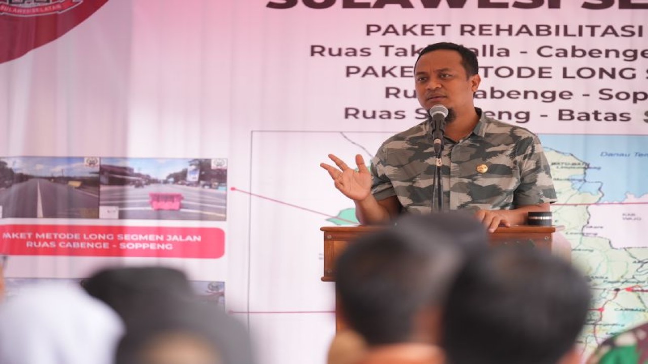 Gubernur Sulawesi Selatan Andi Sudirman Sulaiman. (ANTARA/HO-Humas Pemprov Sulsel)