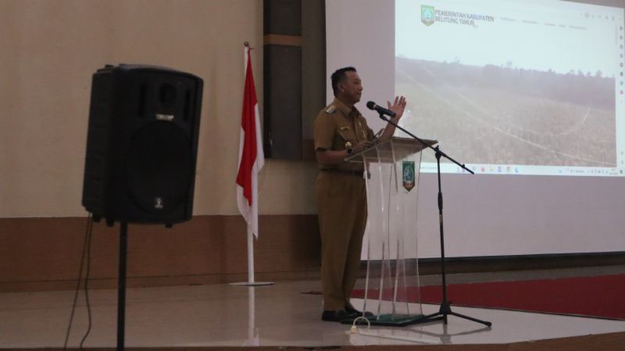 Kepala DPMPTSPP Belitung Timur Harli Agusta (ANTARA/Ahmadi)