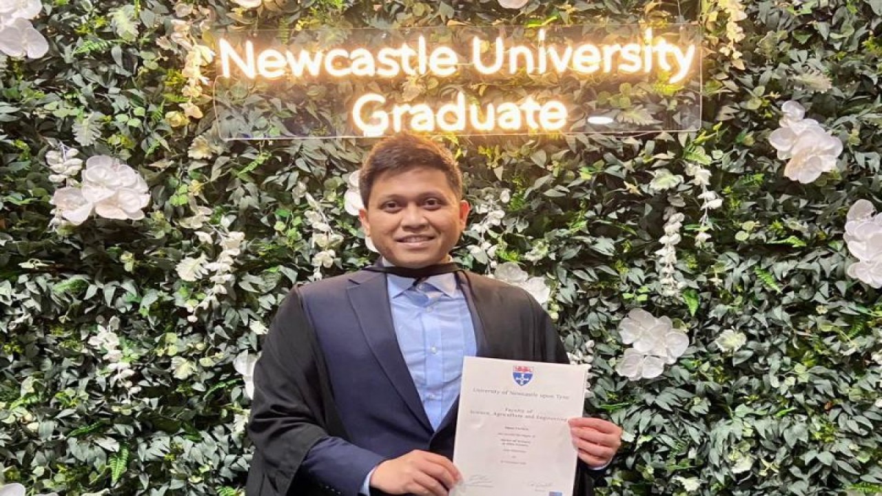 Mahasiswa Indonesia di Inggris, Harry Patria. (ANTARA/HO-Dokumentasi Pribadi)