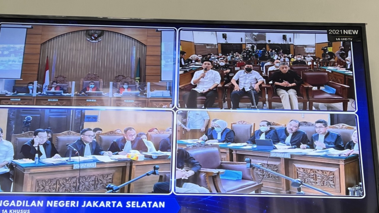 Suasana persidangan kasus pembunuhan Brigadir Nofriansyah Yosua Hutabarat (Brigadir J) di Pengadilan Negeri Jakarta Selatan, Jakarta, Selasa (6/12/2022). ANTARA/Putu Indah Savitri
