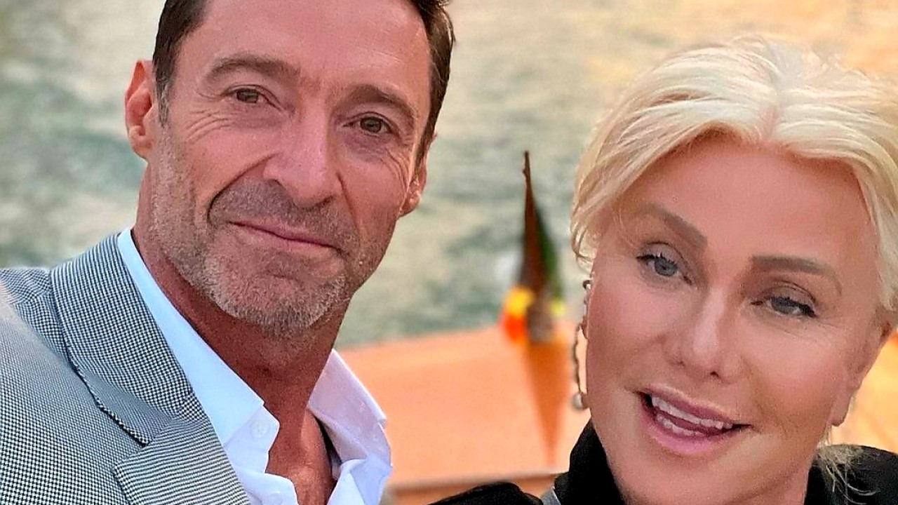 Hugh Jackman dan istri/Instagram
