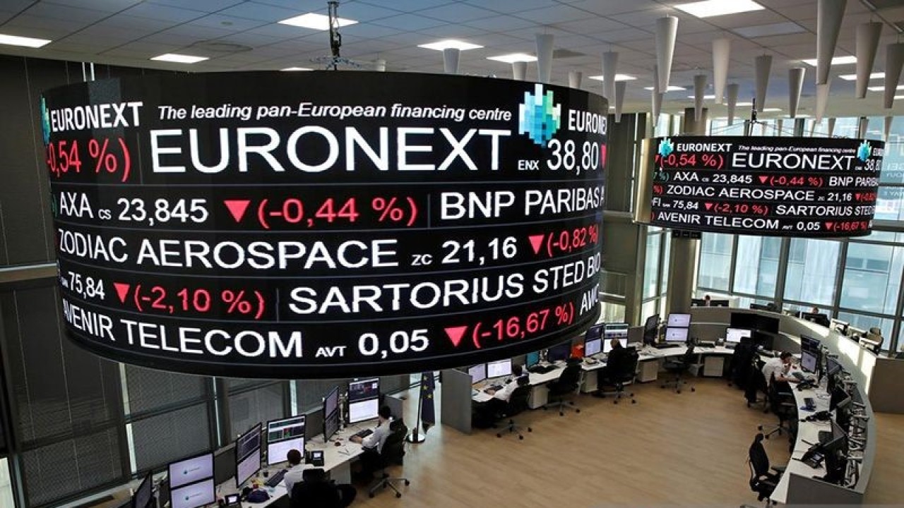Ilustrasi - Bursa Saham Paris, Prancis ANTARA/Reuters/aa.