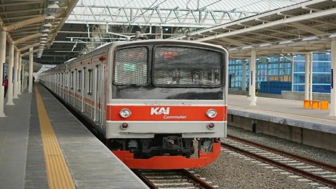 Ilustrasi KRL Commuterline. (ANTARA/HO-PT KAI)