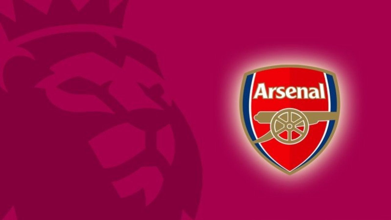 Ilustrasi logo klub Liga Premier Inggris, Arsenal. (ANTARA/Gilang Galiartha)