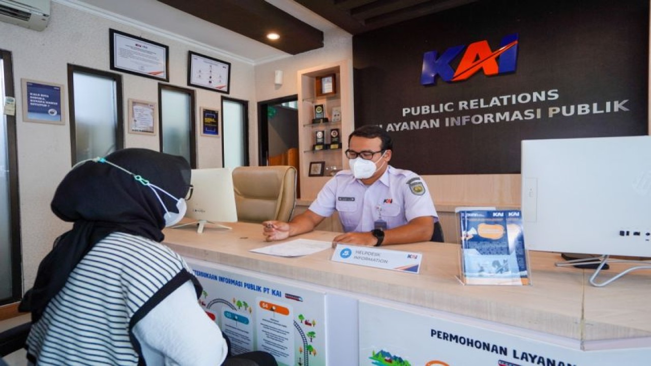 Ilustrasi pelayanan publik oleh PT KAI. (PT KAI)