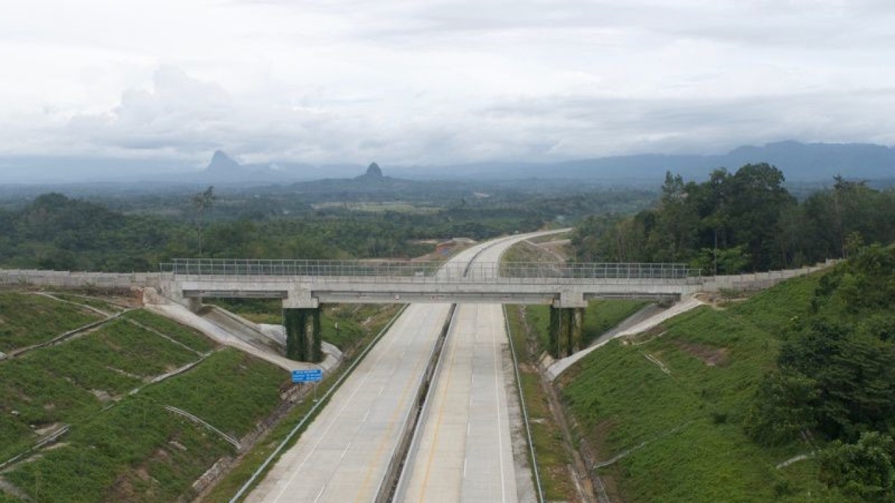 Jalan Tol Bengkulu-Taba Penanjung. ANTARA/Anggi Mayasari
