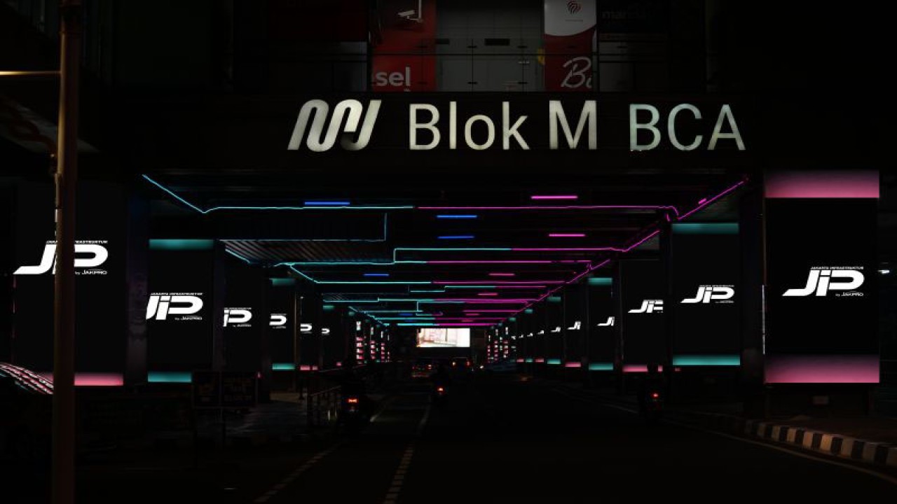 Produk Digital signage milik PT Jakarta Infrastruktur Propertindo (JIP). ANTARA/HO-PT JIP