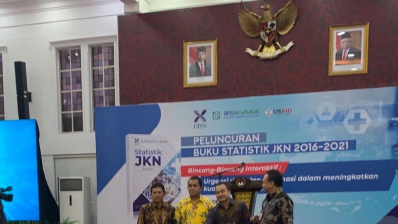 Peluncuran Buku Statistik JKN 2016-2021 di Jakarta, Rabu (14/12/2022). ANTARA/Wuryanti Puspitasari.