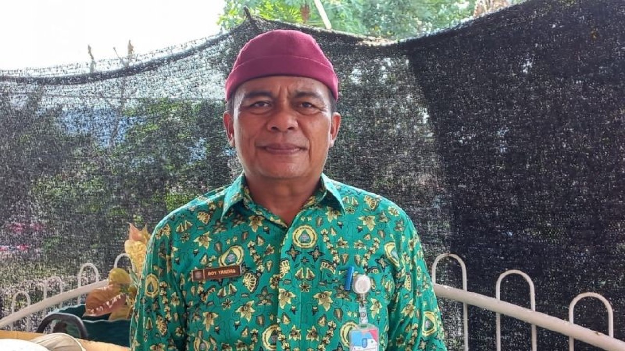 Juru Bicara Satgas COVID-19 Kabupaten Bangka Boy Yandra (ANTARA/Kasmono)