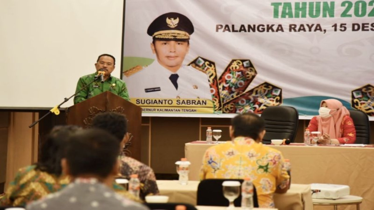 Rapat koordinasi TRGD Kalteng 2022 di Palangka Raya, Kamis, (15/12/2022). (ANTARA/HO-Biro Adpim Setda Kalteng)