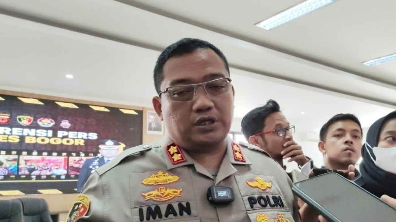 Kapolres Bogor AKBP Iman Imanuddin di Cibinong, Kabupaten Bogor, Jawa Barat. ANTARA/M Fikri Setiawan