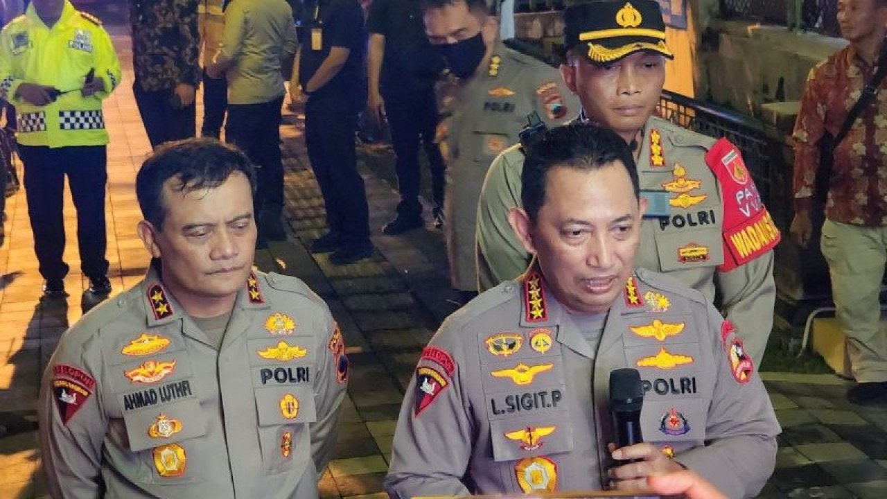 Kapolri Jenderal Pol.Listyo Sigit Prabowo (ANTARA/ I.C.Senjaya)