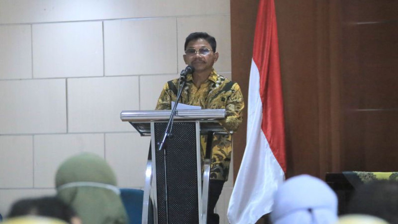 Wakil Wali Kota Tangerang Sachrudin saat acara kegiatan Diseminasi Audit Kasus Stunting di Aula Gedung Cisadane, Karawaci, Kamis.