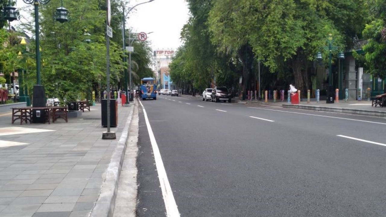 Kawasan Ngarsopuro Solo. ANTARA/Aris Wasita