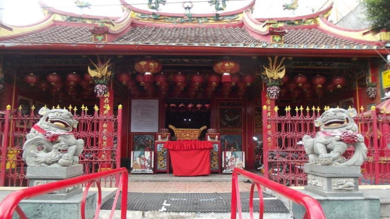 Kelenteng Tien Kok Sie merupakan bangunan tertua dan bersejarah yang ada di Kota Solo, Jawa Tengah. (Istimewa/Net)