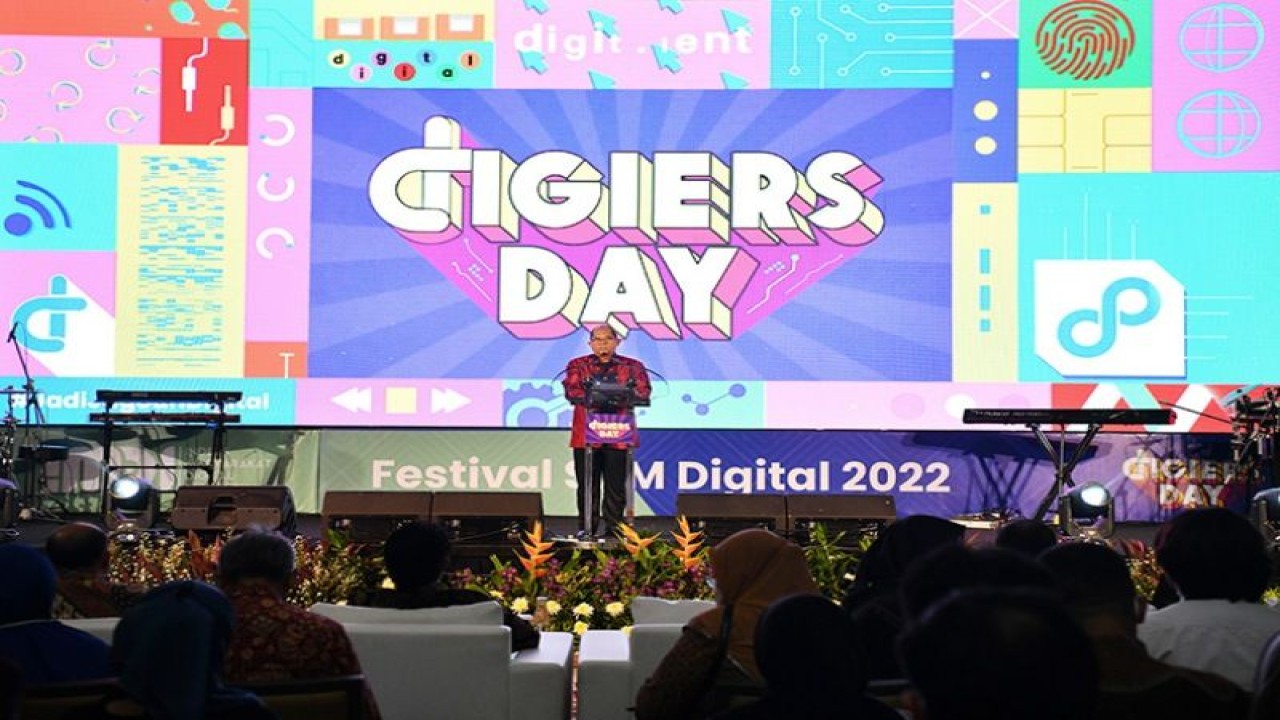 Kepala Badan Penelitian dan Pengembangan Sumber Daya Manusia Kementerian Kominfo Hary Budiarto saat membuka Digiers Day di Jakarta, Rabu (21/12/2022). (ANTARA/kominfo.go.id)