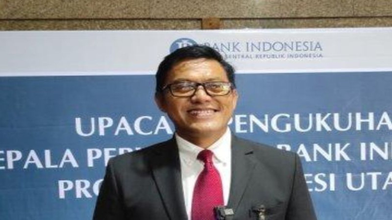 Kepala BI Perwakilan Sulut Andry Prasmuko, di Manado, Sabtu (17/12/2022). ANTARA/Nancy L Tigauw. (1)