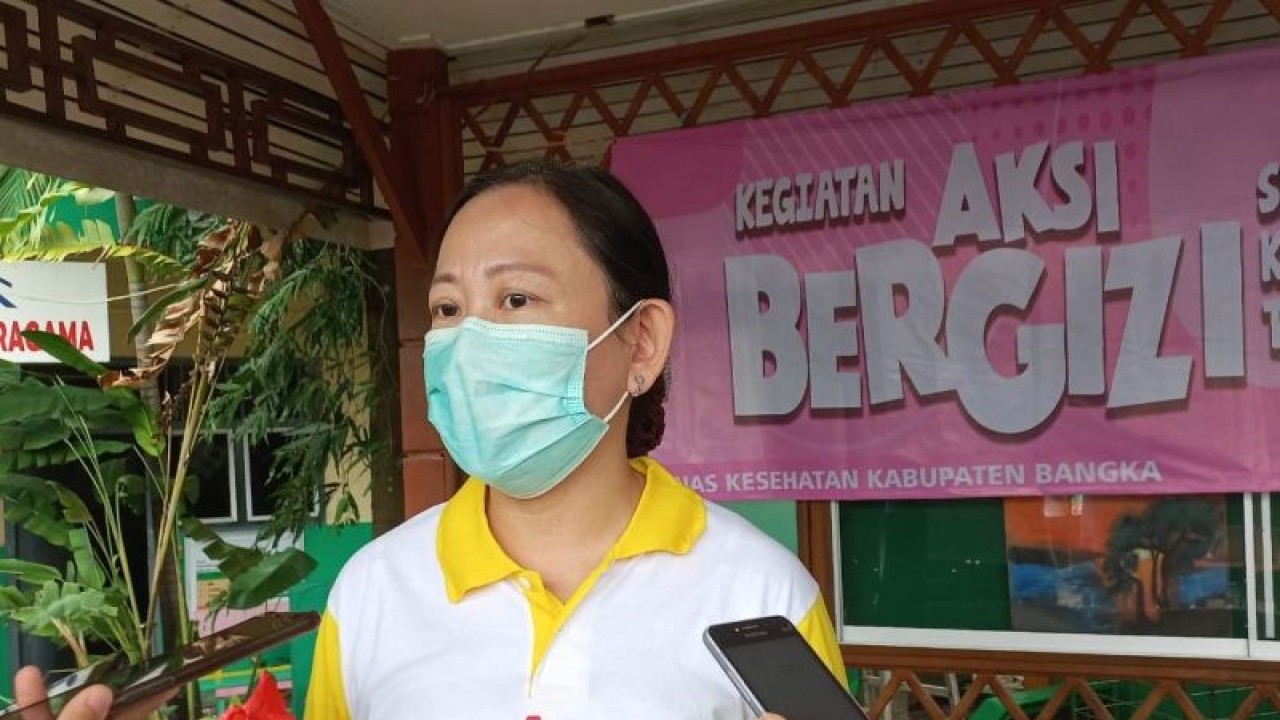 Kepala Dinas Kesehatan Kabupaten Bangka dr Then Suyanti (ANTARA/Kasmono)