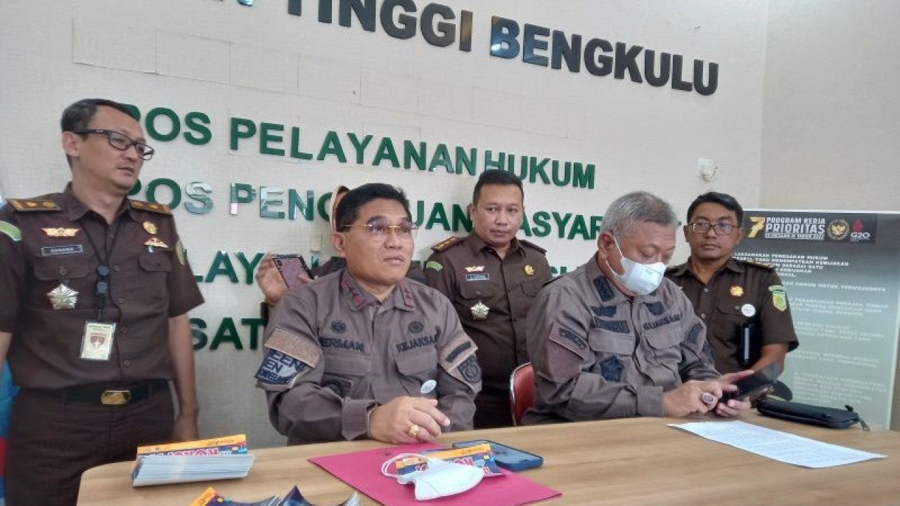 Kepala Kejaksaan Tinggi Bengkulu Heri Jerman. ANTARA/Anggi Mayasari