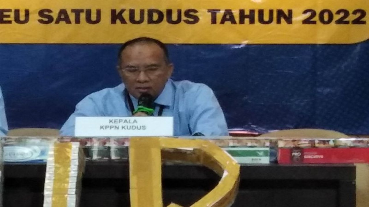 Kepala KPPN Kudus Muhammad Agus Lukman Hakim. ANTARA/Akhmad Nazaruddin Lathif.