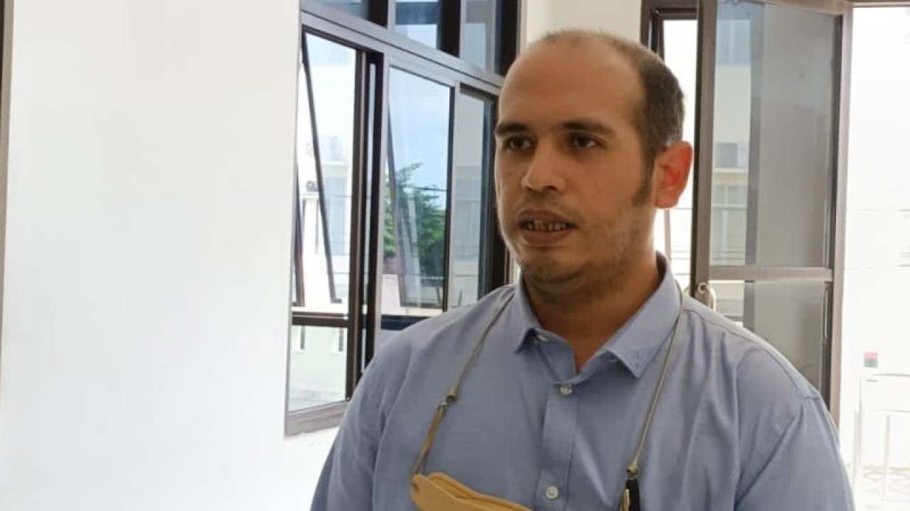 Kepala Seksi Pidsus Kejari Lombok Tengah Bratha Hariputra. (ANTARA/Dhimas B.P.)