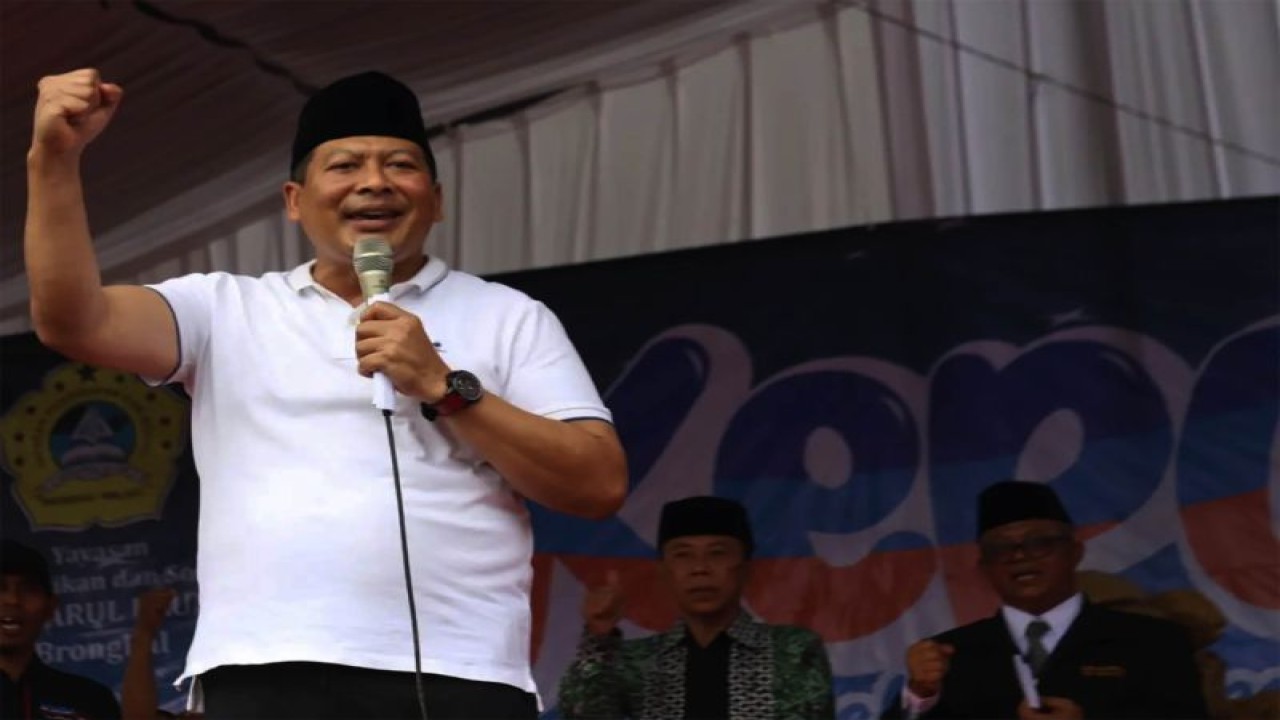 Wakil Bupati Malang Didik Gatot Subroto pada saat menyampaikan sambutan dalam gelaran Kepo Fest 2022, di Kabupaten Malang, Jawa Timur, Selasa (27/12/2022). (ANTARA/HO-Humas Pemkab Malang)