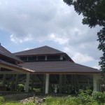Kondisi akhir Bale Budaya" atau rumah budaya di areal Ruang Terbuka Hijau (RTH) Pagutan Kota Mataram, Provinsi Nusa Tenggara Barat. (Foto: ANTARA/HO Dispar)-1670318702