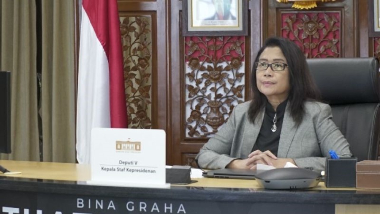 Deputi V Kepala Staf Kepresidenan, Jaleswari Pramodhawardani. (ANTARA/HO-Kantor Staf Presiden)
