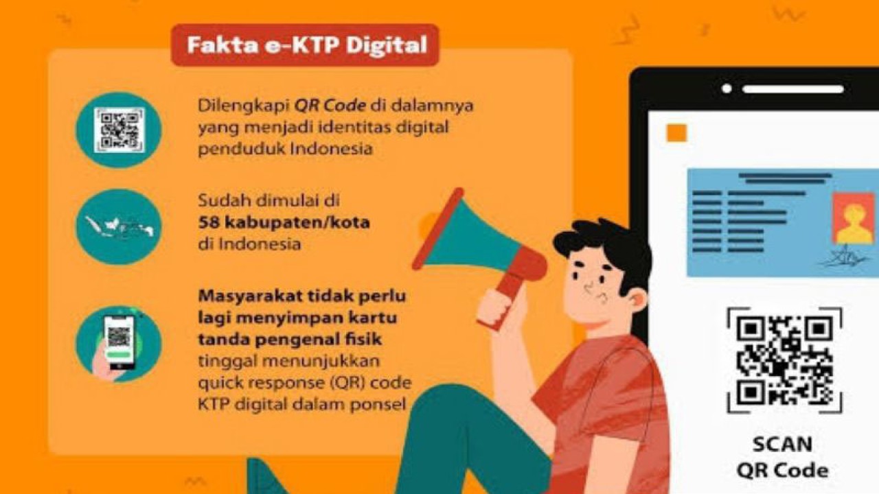 Infografis manfaat penggunaan KTP digital. FOTO ANTARA/HO/Kemendagri