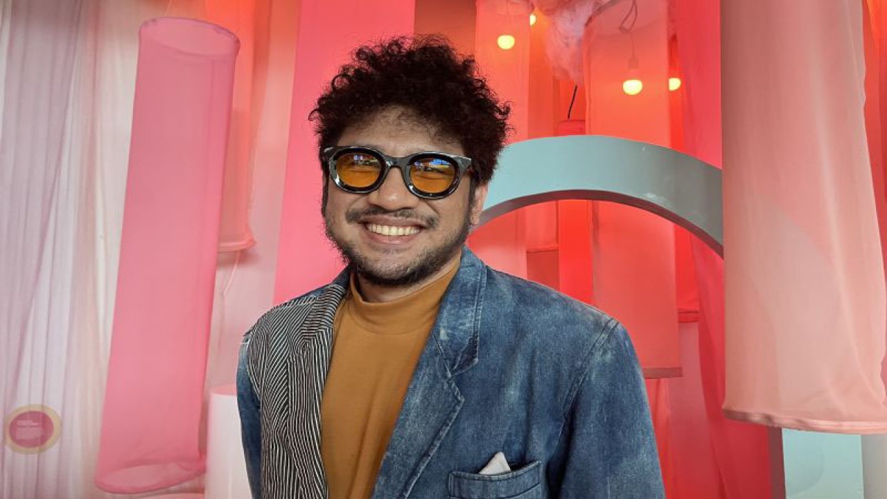 Musisi Kunto Aji di Jakarta, Rabu (28/12/2022) (ANTARA/Nanien Yuniar)