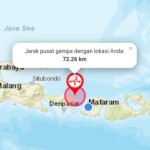 Lokasi gempa bumi di Karangasem Bali (ANTARA/BMKG Mataram)-1670985017