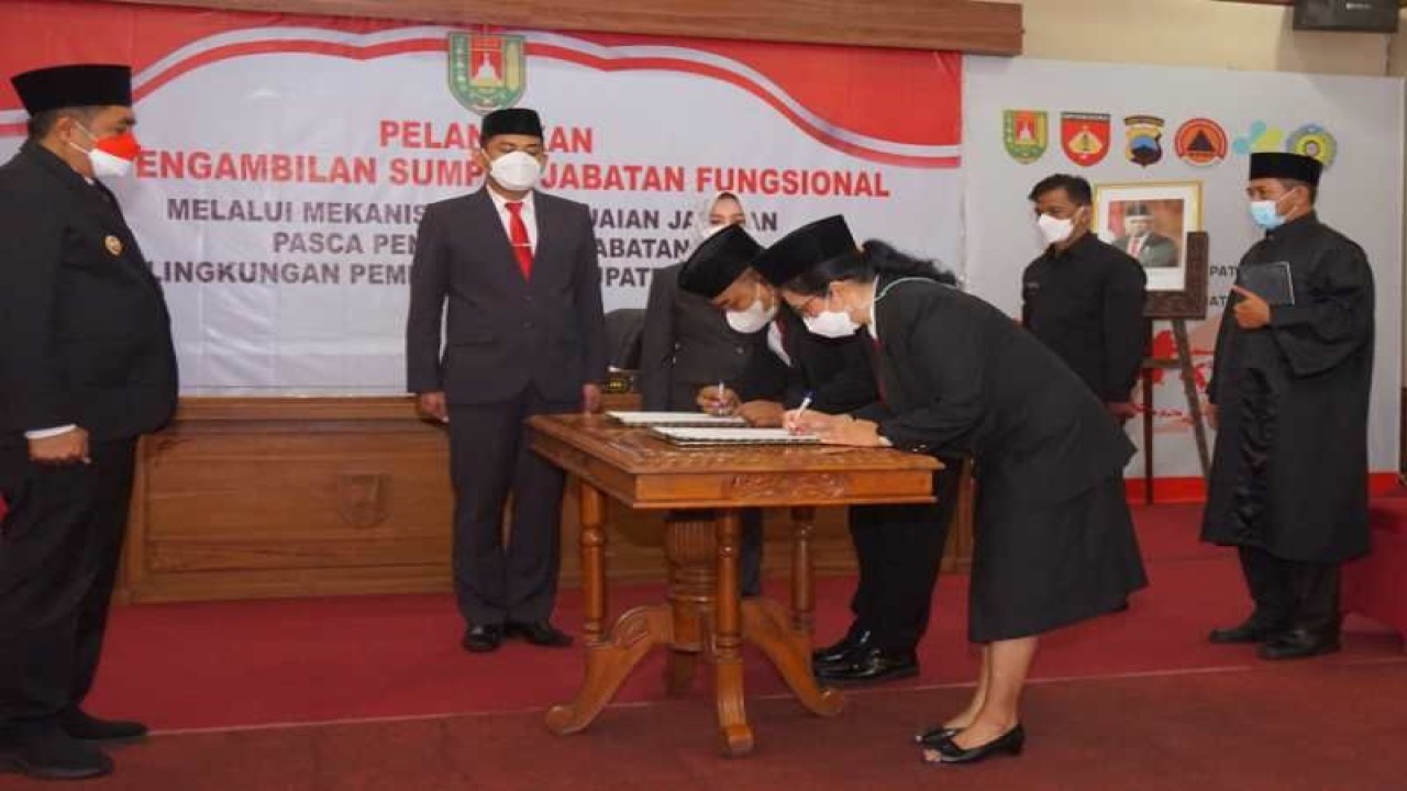 Pelantikan pejabat fungsional Pemkab Magelang. ANTARA/HO-Bagian Prokompim Kabupaten Magelang