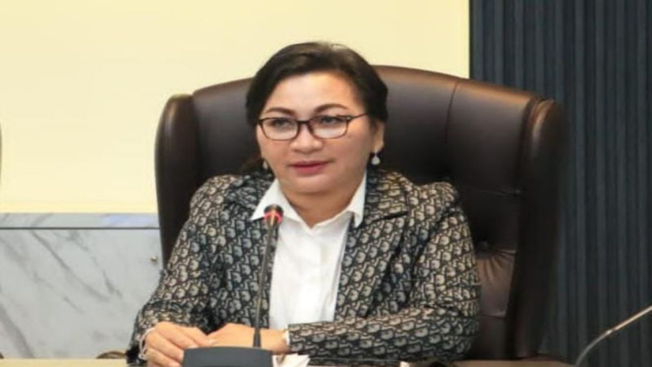 Direktur Jenderal Bimbingan Masyarakat Kristen Kementerian Agama Jeane Maria Tulung. (ANTARA/HO-Kemenag)