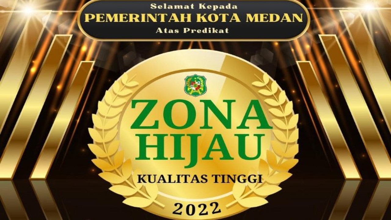 Penghargaan Ombudsman Republik Indonesia untuk Kota Medan tahun 2022. ANTARA/HO-Diskominfo Kota Medan