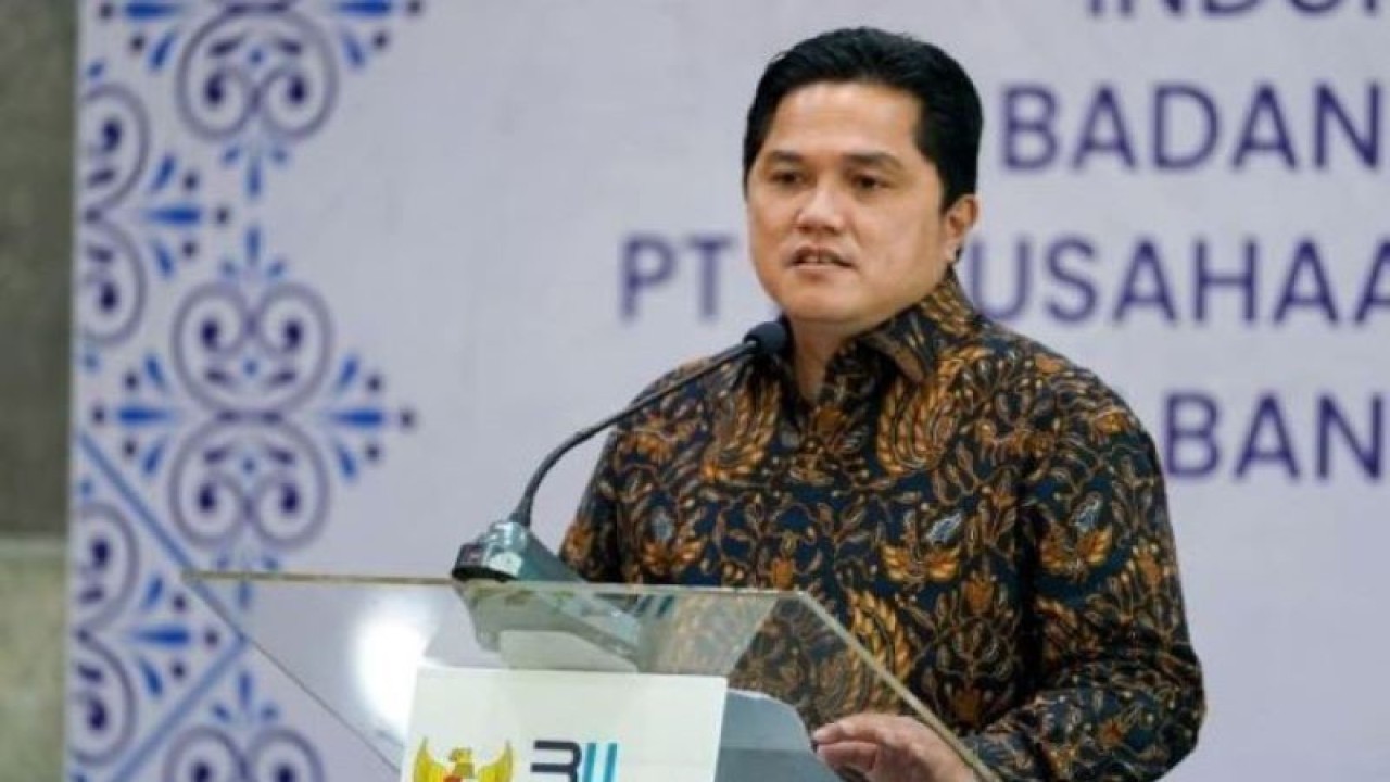 Menteri BUMN Erick Thohir. ANTARA/HO-Kementerian BUMN/am.