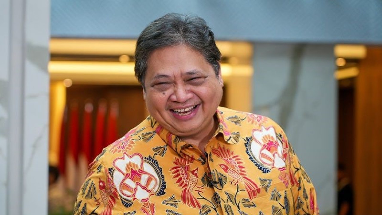 Menteri Koordinator Bidang Perekonomian Airlangga Hartarto, Jumat (9/12/2022). ANTARA/HO-Kemenko Perekonomian/pri.