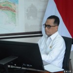 Menteri Perhubungan Budi Karya Sumadi saat menghadiri rapat koordinasi antisipasi cuaca ekstrem di Jakarta, Kamis (29/12/2022). (Kemenhub)-1672307279
