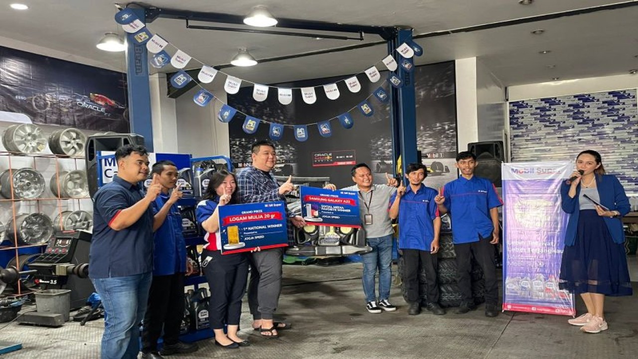 Mobil Lubricants umumkan juara "Mobil Super Contest 2022" (ANTARA/HO)