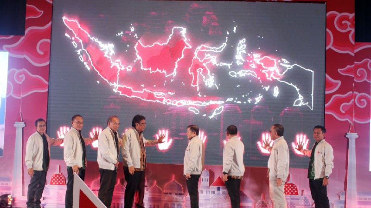 Muda Mahendrawan menghadiri peluncuran Portal Satu Data Indonesia di The Westin, Jakarta, Jumat (23/12/2022) ANTARA/HO